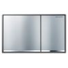 Geberit BetPl. Omega60, fr 2-Mengen-Sp. Chrom gebrstet 115081GH1