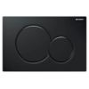 Geberit Sigma01 Betaetigungsplatte  schwarz RAL 9005 fuer 2-Mengen-Spuelung 115770DW5