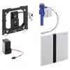 Geberit HyTronic UR-Strg. Sigma50 verchromt Zink-Druckguss beruehrungslos IR/Netz 116026GH1