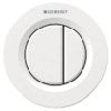 Geberit Fernbettigung Typ 01 pneumatisch fr 2-Mengen-Sp., UP-Drcker wei-alpin 116042111
