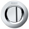 Geberit Fernbettigung Typ 01 pneumatisch fr 2-Mengen-Sp., UP-Drcker mattverchromt 116042461