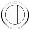 Geberit Remote control type 10 pneumatic for dual flush concealed press-button white/gloss-chrome 116055KJ1