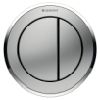 Geberit Fernbettigung Typ 10 pneumatisch fr 2-Mengen-Sp. UP-Drcker mattchrom/glanz 116055KN1