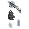 Geberit Waschtischarmatur Piave, Wandmontage mit UP-Funktion Genr. L 17cm mit Mischer 116266211