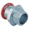 Geberit Mapress Carbon Steel transition with male thread d54-R1 1/2 zinc-plated 21722