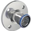 Geberit Mapress Edelstahl Flansch PN 10/16 mit Pressmuffe d18 33733