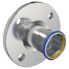 Geberit Mapress Edelstahl Flansch PN 10/16 mit Pressmuffe (Gas) d42 34207