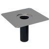 Geberit Pluvia Dampfsperrenanschluss d90mm CrNi-Stahl 1.4301 359102001
