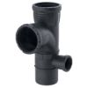 Geberit Silent-Pro Kombibogeneckabzweig 87,5Gr d90/90/50 rechts 393462141