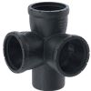 Geberit Silent-Pro Eckabzweig 87,5Gr d125/110/110 393662141