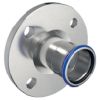 Geberit Mapress Edelstahl Flansch PN 10/16 mit Pressmuffe (LABS-frei) d22 83714
