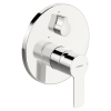 Hansa  Function unit with Decor set Single-Lever bath mixer  Hansa ligna 8385 chrome 83859503