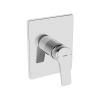 Hansa  Function unit with Decor set Single-Lever Shower mixer Hansa twist 8985 chrome 89859083