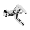 Hansa  Wall-mounted single-Lever basin mixer Hansa mix 0196 Lever chrome 01968183