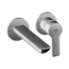 Hansa Fertigmontageset Waschtisch Wandbatterie 2-Loch Hansaligna chrom 06402103