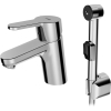 Hansa  Single-Lever basin mixer Hansa primo Bidetta 4946 withHand Shower, chrome-plated 49462203