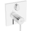Hansa  Function unit with Decor set Single-Lever bath mixer Hansa designo 8111 chrome-plated 81119573