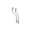 Hansa Anschlussdruckschlauch 1000mm 59912246