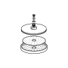 Hansa  Shower head complete chrome 59912432