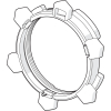 Hansa  Bajonettnut with spring 59912984