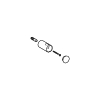 Hansa  Gliding bar holder complete 59913743