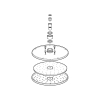 Hansa  Shower head Viva diameter200 mm complete 59913747