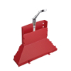Hansgrohe Grundkoerper Wannenrandset Axor 19418000