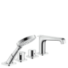 Hansgrohe 4-Loch Wannenarmatur Axor Citterio E chrom Fliesenrand mit Thermostat 36410000