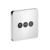 Hansgrohe Absperrventil UP Axor ShowerSelect Fertigset 3 Verbraucher chrom 36773000
