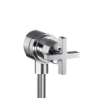 Hansgrohe Fixfit Stop Wandabsperrventil Axor Citterio chrom mit Kreuzgriffen 39883000