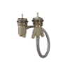 Hansgrohe Basic set for 2 hole rim mounted thermostatic bath mixer 13550180