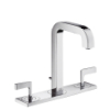 Hansgrohe 3-Loch Waschtischarmatur Axor Citterio chrom m.Platte u.Hebelgriffen 39136000