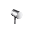 Hansgrohe Fixfit stop wall outlet with shut-off valve Axor Uno Fixfit Stop chrome with hose connection 38882000