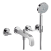 Hansgrohe 3-L.Wannenarmatur Axor Citterio F-Set Wand chrom Hebelgriff Handbr.ohne Platte 39448000