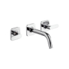 Hansgrohe 3-Loch Waschtischarm.UP Axor Citterio M chrom kurzer Ausl.m.Hebelgr. 34313000