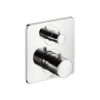 Hansgrohe Thermostatic mixer concealed install.  Axor Citterio M Set chrome w shut-off valve lever handle 34705000