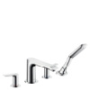 Hansgrohe 4-Loch Wannenarmatur Metris F-Set 31442000