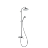 Hansgrohe Showerpipe Croma 220 fr Dusche chrom mit Brausenmischer 27222000