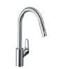 Hansgrohe Spltischmischer 240 mit sBox Ausziehbrause M4116-H240 chrom 73880000