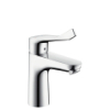 Hansgrohe Single lever basin mixer 100 Focus Care w pop up waste set and extra long handle chrome 31911000