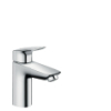 Hansgrohe Waschtischmischer Logis 100 chrom mit Push-Open Ablaufgarnitur 71107000