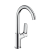 Hansgrohe Single lever basin mixer 210 Logis chrome w swivel spout and pop up waste set 71130000