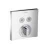 Hansgrohe Mischer Unterputz ShowerSelect Fertigset 2 Verbraucher chrom 15768000
