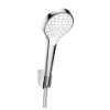 Hansgrohe Brausenset Croma Select S 1jet/ Porter S weiss/chr.Brauseschlauch 1250mm 26420400