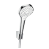 Hansgrohe Brausenset Croma Select S Vario/ Porter S weiss/chr.Brauseschlauch 1600mm 26411400