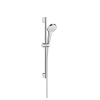 Hansgrohe Brausenset Croma Select S Multi EcoSmart/U\'Crometta 650mm weiss/chrom 26561400