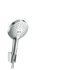 Hansgrohe Brausenset Raindance Select S 120 Porter\'S chrom mit 1250mm Brauseschlauch 26701000