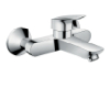 Hansgrohe Wash basin mixer Logis wall chrome 71225000