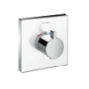 Hansgrohe ShowerSelect Glass Thermostatic mixer Highflow set f concealed install. white/chrome 15734400