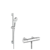 Hansgrohe Brausenkombi Crometta Vario/ Ecostat 1001 CL/Unica 650mm weiss/chrom 27812400